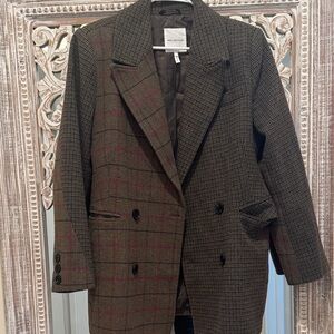 Avec Les Filles patchwork blazer